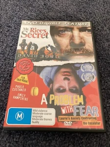 Mr. Rice's Secret/A Problem With Fear - DVD (David Bowie, Paul Costanzo) - Picture 1 of 2