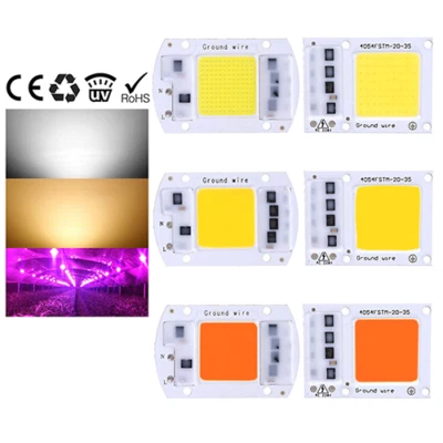 LED COB Chip kalte und warme Farbe ohne Fahrflutlicht Pflanzenlicht 220V 30-100W - Bild 1 von 4