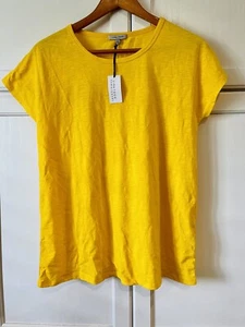 Lisa Todd-Now or Never-Luxury Pima Cotton Mango Tee.Size M. - Picture 1 of 2