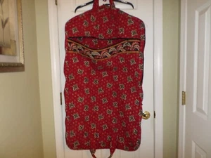 Vera Bradley RED COIN Garment Bag Full Size Retired 1999 Very Nice - Picture 1 of 10