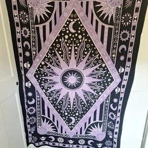 Purple Sun Wall Hanging/bedspread - Picture 1 of 3