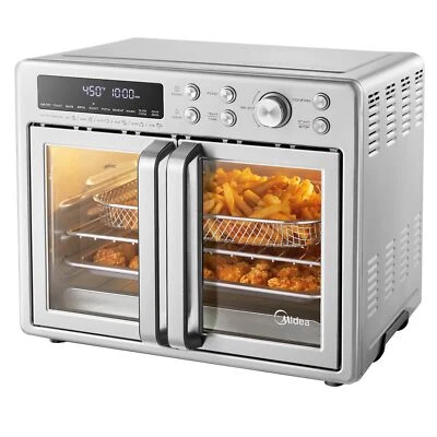 	Midea Flexify French Door Toaster Oven Air Fryer Combo 26.4 QT Extra Large Air	 - Image 1 of 4