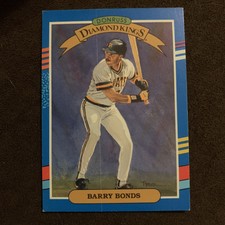 1991 Donruss Diamond Kings #4 BARRY BONDS Pittsburgh Pirates