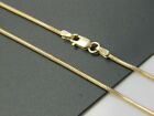 10k Yellow Gold Elegant Snake Chain Necklace