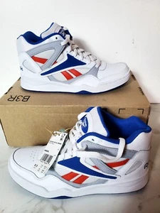 NWT Reebok Royal BB4590 Mens 8.5 White Leather Lace Up Lifestyle Sneakers Shoes - Picture 1 of 7