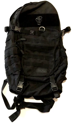 Mochila SOG Opord Tactical Day Pack preta Molle resistente bom estado - Imagem 1 de 4