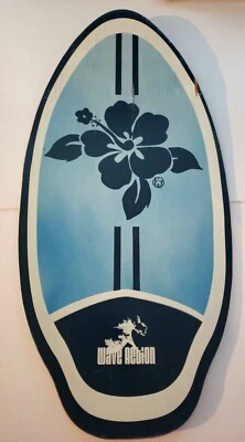 Skim Board  Wake Board Blue Wooden 41 1/4" × 20 1/4" - Image 1 of 4