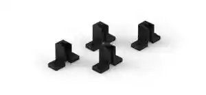 Vertical Mounts Set 4pc for HS-60 / 80 / 81 / 85 RC Servo Parts HiTec 56306 New - Picture 1 of 2