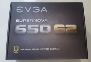 EVGA SuperNOVA 650 G2, 80+ GOLD 650W, Fully Modular, EVGA ECO - Picture 1 of 10