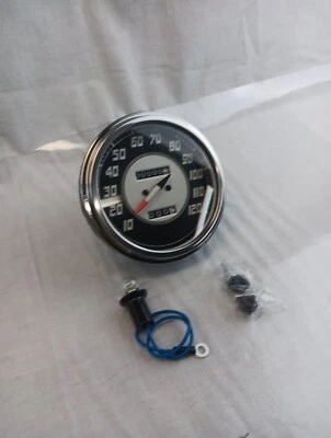 BIKERS CHOICE FOR HARLEY FL SPEEDOMETER W/HARDWARE & BULB CONNECT 46-47 2240:60 - Image 1 of 4
