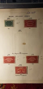 Canada MNH Mint Beauty 1938 To 1946 Stamps Special Delivery SC#700,701,03,04,05. - Picture 1 of 3