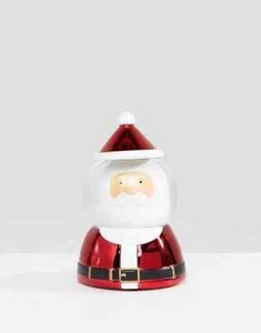 Santa Head Snowglobe Father Christmas Home Decoration Fun Xmas Decs Snow Globe - Picture 1 of 24