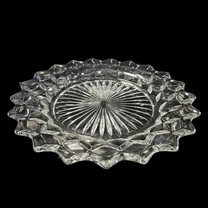Vintage Fostoria American Clear Glass Dinner Plate - Picture 1 of 4