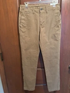 American Eagle Men's 28x32 Flex Slim Lived In Khakis Tan New With Tags NWT - Picture 1 of 6