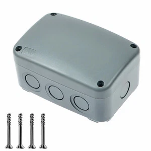 Cajas eléctricas cajas caja de conexiones ABS impermeable IP66 gris 125x86x62 mm EE. UU. - Imagen 1 de 12