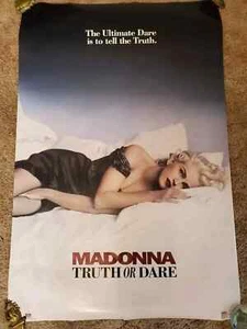 Poster Madonna Truth or Dare 35" x 23" originale d'epoca 1991 NUOVO sigillato giocattolo ragazzo - Foto 1 di 3