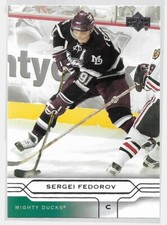 Sergei Fedorov #4 2004-05 Upper Deck Hockey Card NM-Mint