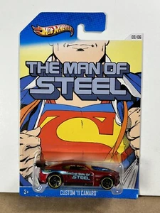 Hot Wheels The Man Of Steel Custom ‘11 Camaro Superman 3/6 HTF - Picture 1 of 7