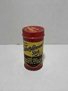 Zenith Tibet Almond Stick Scratch Remover Advertising Tin with Contents Vintage. - Picture 1 of 6