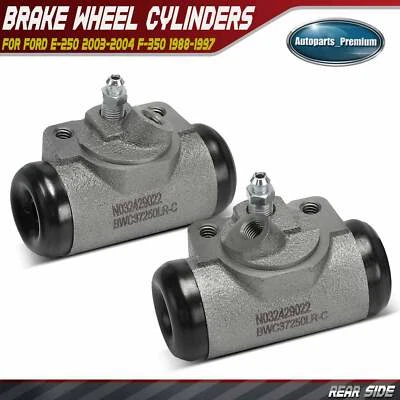 2x Cilindros de rueda de freno de tambor lateral trasero para Ford E-250 2003-2004 F-350 1988-1997 Foto 1 de 4