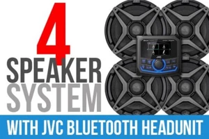 SSV Works 4 Speaker Plug and Play Kit with JVC Receiver - Picture 1 of 1
