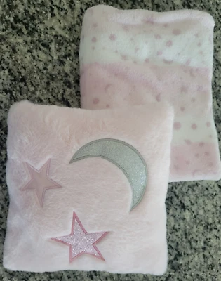 Manta bebé con almohada, materia súper suave 50" x 40" Foto 1 de 4