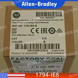 New Factory Sealed AB 1794-IE8 SER B Flex 8 Point Analog Input Module 1794IE8 - Picture 1 of 5