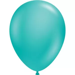 Tuftex 11" Teal Pastel Latex Balloons (100ct) - Picture 1 of 1