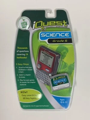 SEALED Leapfrog iQUEST Grade 5 Science Cartridge - Image 1 of 2