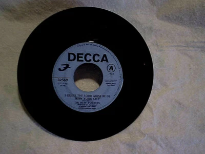 1969 THE NEW YORKERS-I Guess Lord Must Be In York City,Do Wah Diddy, 32569 PROMO Foto 1 de 4