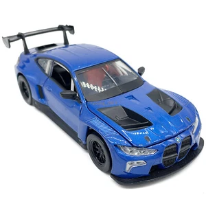 1:32 Scale BMW M4 GT3 Model Car Metal Diecast Toy Cars Boys Toys Kids Gifts Blue - Picture 1 of 11