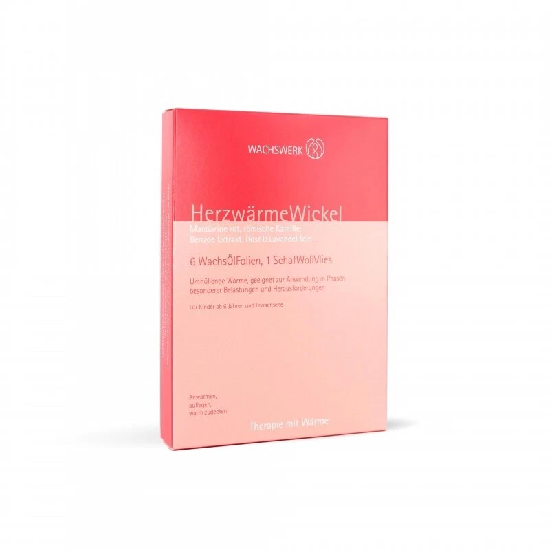 Wachswerk HerzwärmeWickel 6 Folien Wollvlies Wickel