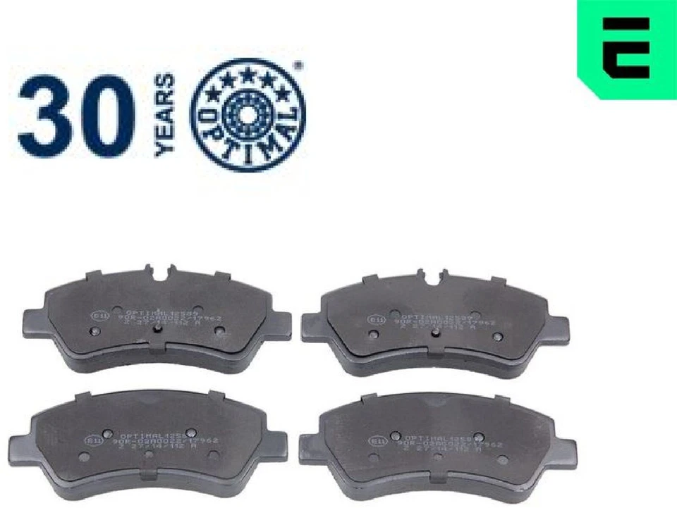 1x Bp-12589 OPTIMAL Bremsbelagsatz Scheibenbremse