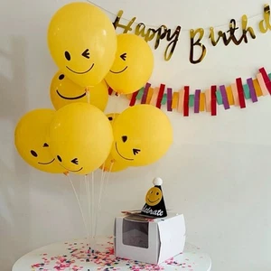 smile balloon 12inch Latex Balloon 10pcs Birthday Party Wedding Decoration - Picture 1 of 2