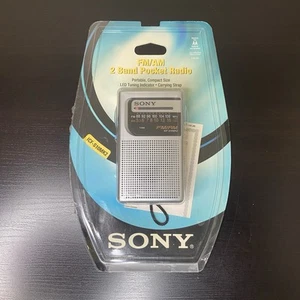 Radio AM/FM Sony ICF-S10MK2 2 bandas de bolsillo 1996 CAJA ABIERTA vintage retro años 90 - Imagen 1 de 5