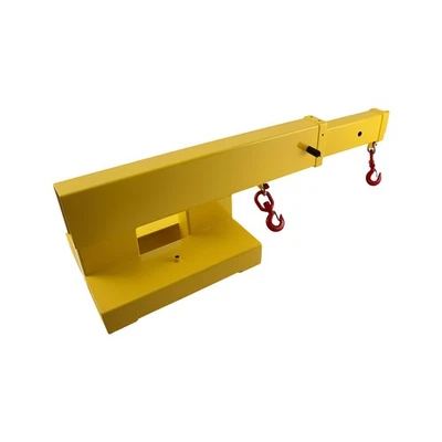 Professional Grade Crane Attachment for Forklift Skid Steer 5500lbs Telescopic - Image 1 of 4