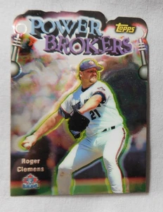 1999 Topps Power Brokers Die Cut #PB19 Roger Clemens Toronto Blue Jays - Picture 1 of 1