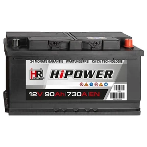 PKW Batterie 12V 90Ah Starterbatterie Autobatterie 353x175x190 85 88 92 95 100Ah - Bild 1 von 6