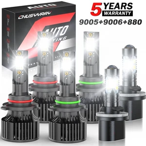 Para Pontiac Grand Am 1992-1998 - 6X Faros LED Delanteros + Faros Antiniebla - Imagen 1 de 16