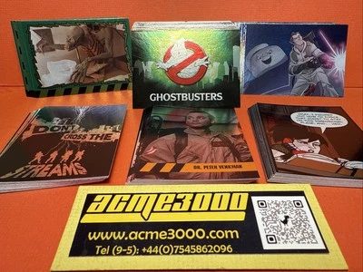 Cryptozoic GHOSTBUSTERS - 97 Card PARALLEL RAINBOW FOIL Base & 5x Chase SETS - Image 1 of 4