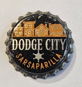 Dodge City Sarsaparilla Cork Lined Soda Bottle Cap; Unused Cork - Picture 1 of 1