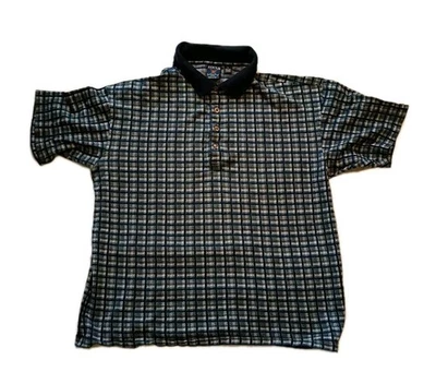 FOCUS GOLF Made in Italy Golf Polo Men's Large Shirt 100% Fine Mercerized Cotton - Image 1 of 4