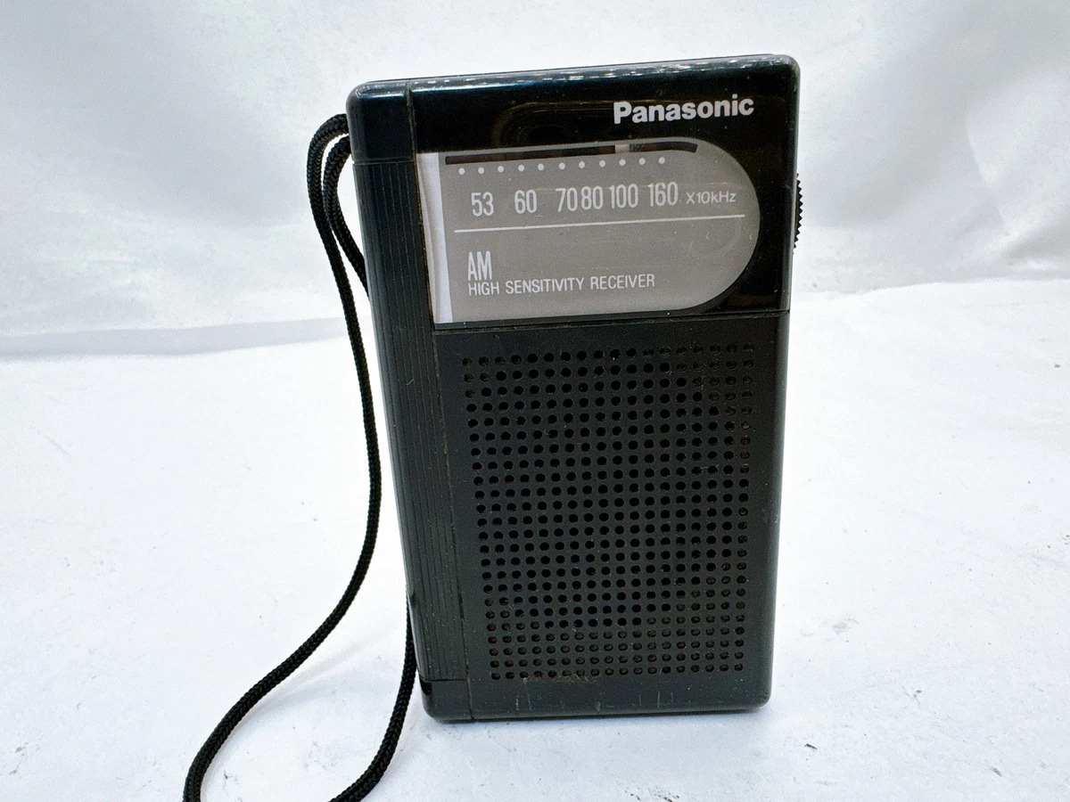 Panasonic Pocket Portable AM/FM Radios with Headphone Jack for