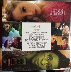 Wicked Sag Awards For Your Consideration Screener - Picture 1 of 2