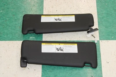14-15 BMW 435i Black Driver Passenger LH RH Sunvisor Sun Visor Pair Factory OEM - Image 1 of 4