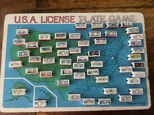 Melissa & Doug USA Targa Gioco Stati Capitali Road Trip Flip Legno - Foto 1 di 3