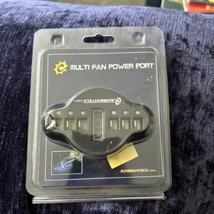 SUNBEAMTECH MULTI FAN POWER PORT 1 Molex 6 3-Pin Anschlüsse Lüfter Power Splitter - Bild 1 von 6