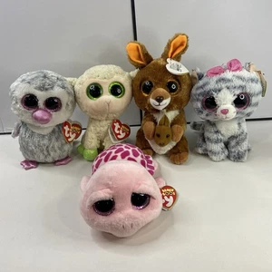 Paket 5 Beanie Babys mit Etikett - Bild 1 von 17