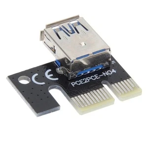 USB 3.0 PCIE 1X to16X Graphics Extension Cable Extended Line Mini Card Adapter g - Afbeelding 1 van 12