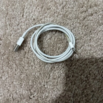Apple Lightning to USB (USB-A) Charging Cable - 1 Meter White - Image 1 of 3
